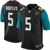 Nike Men & Women & Youth Jaguars #5 Bortles Black Team Color Game Jersey,baseball caps,new era cap wholesale,wholesale hats